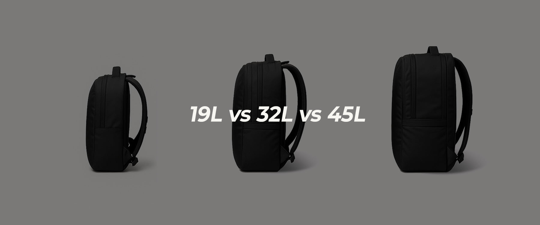 Confused about backpack sizes? Learn how 19L, 32L, and 45L packs differ — and choose the right backpack capacity for commuting, weekend trips, or travel.