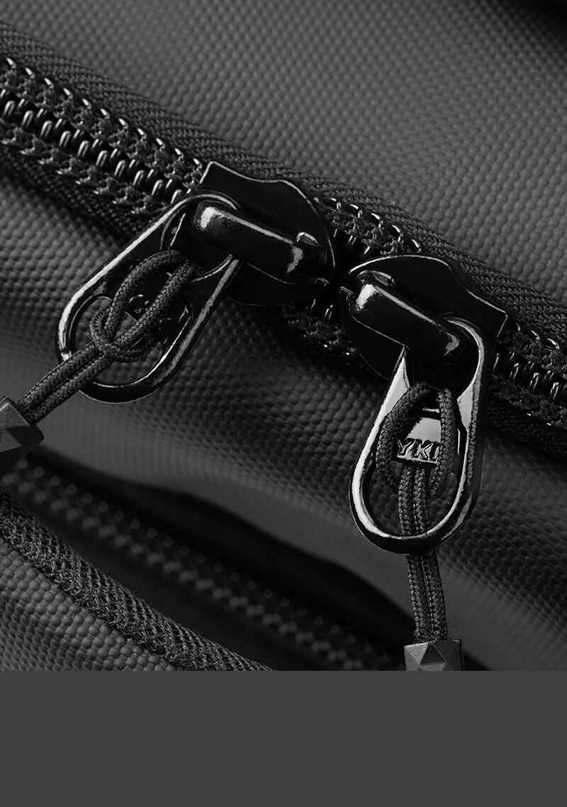 Durable YKK zippers for smooth operation.