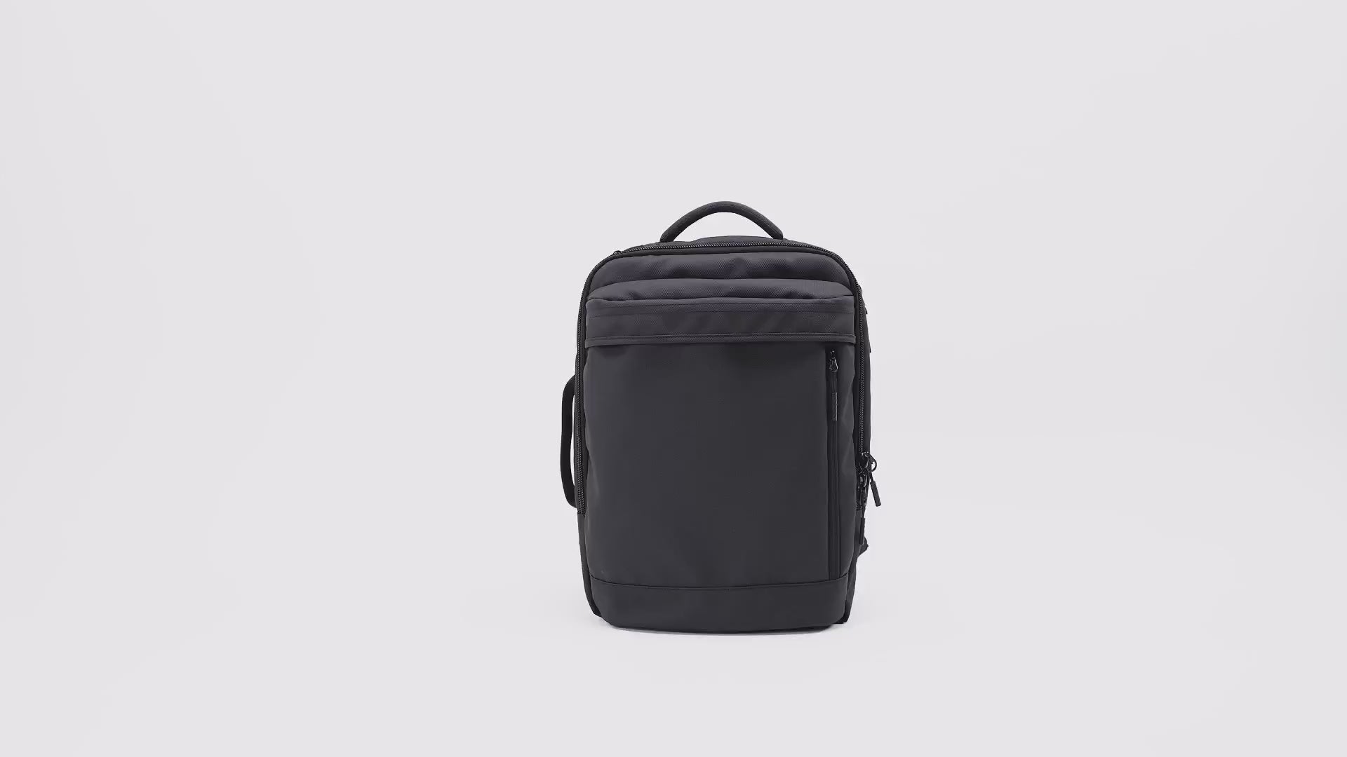 A product breakdown video highlighting the backpack's key selling points and innovative features.