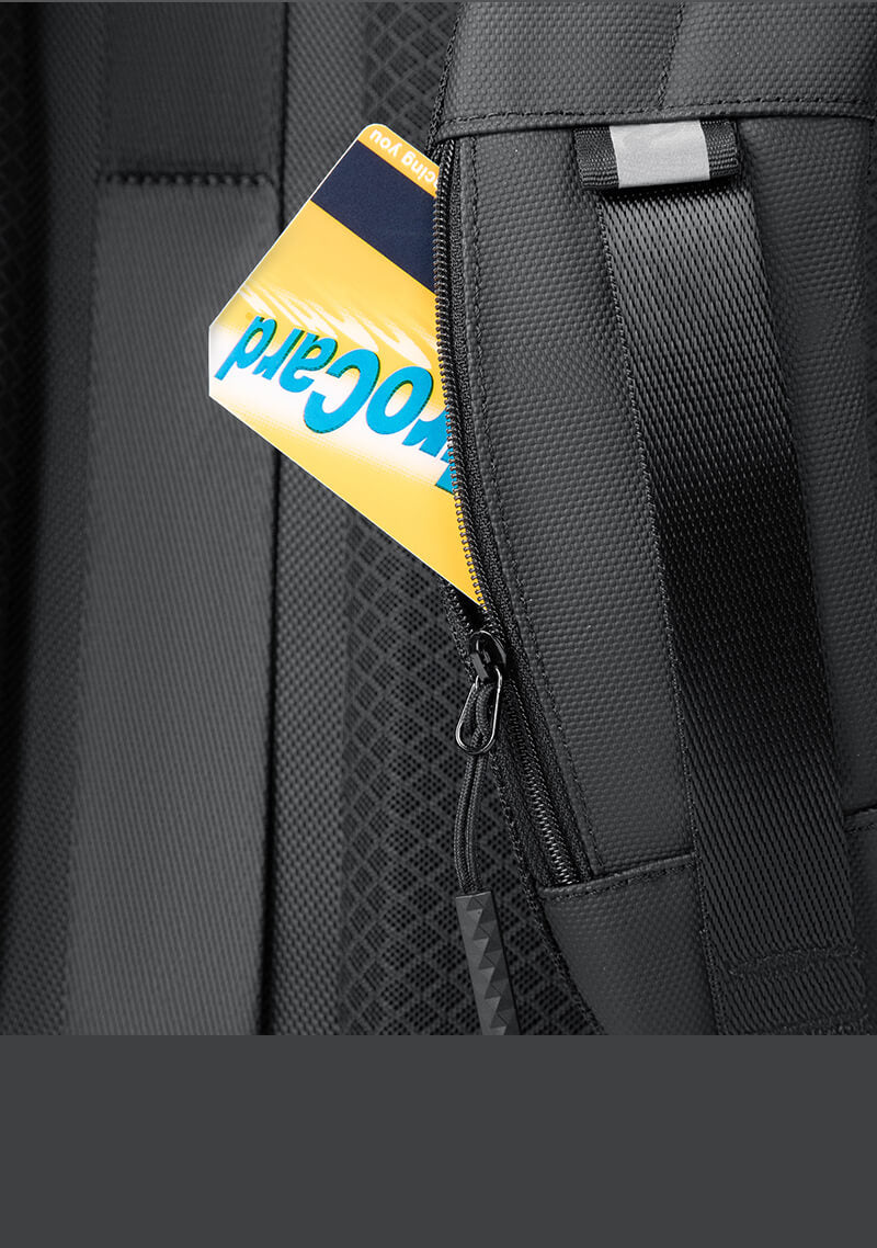 Credit card pocket for easy access.