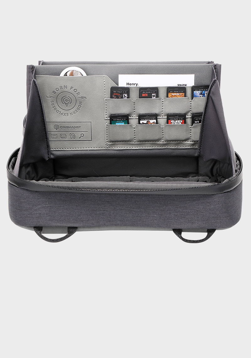 Tiny essentials like memory cards, IDs, business cards, and notes are well protected, as well as pouches.