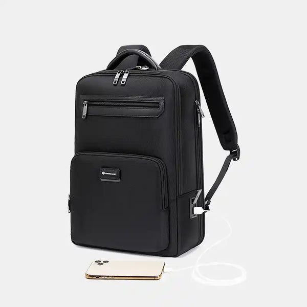 Expandable 20L Business Backpack - Waterproof 15.6