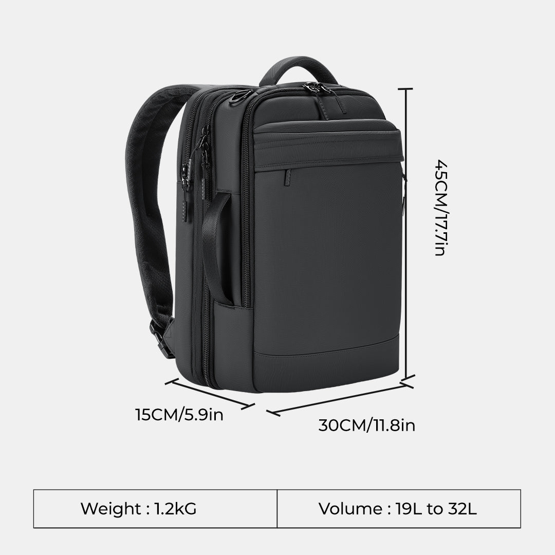 A product breakdown video highlighting the backpack's key selling points and innovative features.