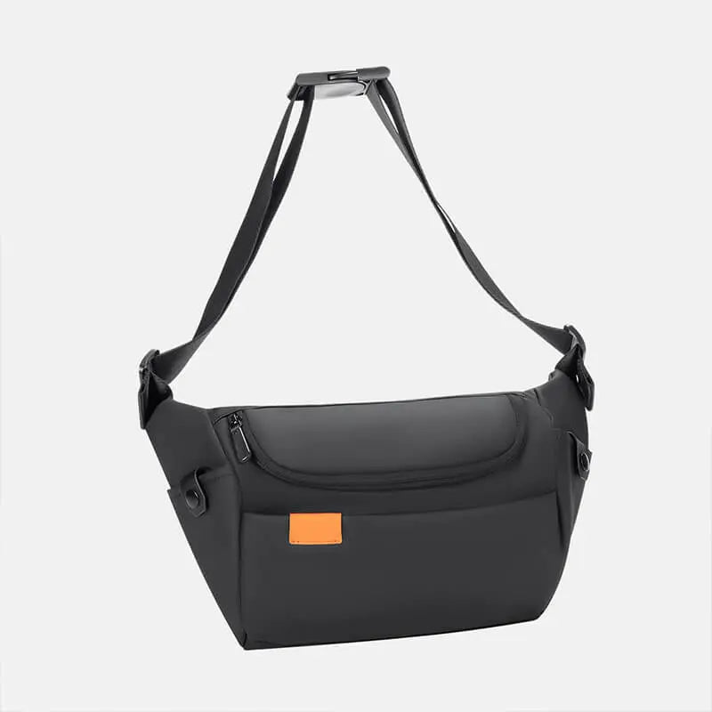 Front view of Cinomadist crossbody bag with adjustable strap